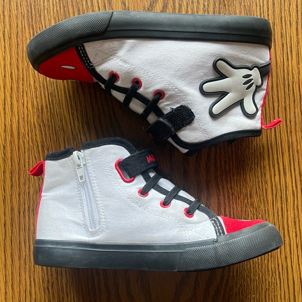 Disney Red and Black High-Top Sneakers - Picture 3 of 6